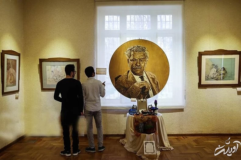 تصویر استاد بهزاد در موزه بهزاد سعد آباد